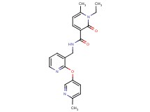 1-ethyl-6-methyl-N-({2-[(6-methylpyridin-3-yl)oxy]pyridin-3-yl}methyl)-2-oxo-1,2-dihydropyridine-3-carboxamide