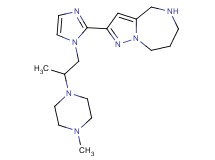 2-{1-[2-(4-methyl-1-piperazinyl)propyl]-1H-imidazol-2-yl}-5,6,7,8-tetrahydro-4H-pyrazolo[1,5-a][1,4]diazepine dihydrochloride