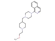 1-(4-{[1-(2-methoxyethyl)piperidin-4-yl]methyl}piperazin-1-yl)isoquinoline