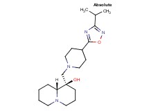 (1R,9aR)-1-{[4-(3-isopropyl-1,2,4-oxadiazol-5-yl)piperidin-1-yl]methyl}octahydro-2H-quinolizin-1-ol