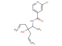 N-(2-allyl-2-hydroxy-1-methyl-4-penten-1-yl)-2-chloroisonicotinamide
