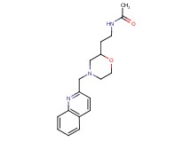 N-{2-[4-(quinolin-2-ylmethyl)morpholin-2-yl]ethyl}acetamide