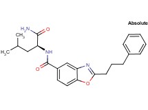 N-[(1S)-1-(aminocarbonyl)-3-methylbutyl]-2-(3-phenylpropyl)-1,3-benzoxazole-5-carboxamide
