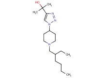 2-{1-[1-(2-ethylhexyl)piperidin-4-yl]-1H-1,2,3-triazol-4-yl}propan-2-ol