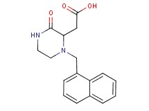 [1-(1-naphthylmethyl)-3-oxo-2-piperazinyl]acetic acid