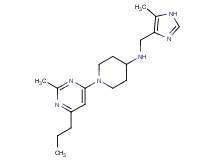 N-[(5-methyl-1H-imidazol-4-yl)methyl]-1-(2-methyl-6-propylpyrimidin-4-yl)piperidin-4-amine