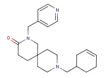 9-(3-cyclohexen-1-ylmethyl)-2-(4-pyridinylmethyl)-2,9-diazaspiro[5.5]undecan-3-one