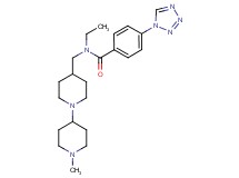 N-ethyl-N-[(1'-methyl-1,4'-bipiperidin-4-yl)methyl]-4-(1H-tetrazol-1-yl)benzamide