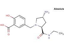 5-({(2S,4R)-4-amino-2-[(ethylamino)carbonyl]pyrrolidin-1-yl}methyl)-2-hydroxybenzoic acid