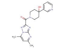 1-[(5,7-dimethyl[1,2,4]triazolo[1,5-a]pyrimidin-2-yl)carbonyl]-4-pyridin-3-ylpiperidin-4-ol