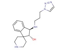 (2R*,3R*)-3-{[3-(1H-1,2,3-triazol-1-yl)propyl]amino}-2,3-dihydrospiro[indene-1,4'-piperidin]-2-ol
