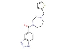 5-{[4-(2-thienylmethyl)-1,4-diazepan-1-yl]carbonyl}-1H-1,2,3-benzotriazole