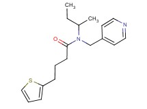 N-(sec-butyl)-N-(pyridin-4-ylmethyl)-4-(2-thienyl)butanamide