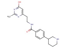 N-[2-(6-hydroxy-2-methylpyrimidin-4-yl)ethyl]-4-piperidin-3-ylbenzamide