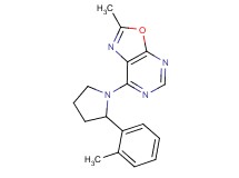 2-methyl-7-[2-(2-methylphenyl)pyrrolidin-1-yl][1,3]oxazolo[5,4-d]pyrimidine