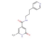 6-methyl-2-oxo-N-(3-pyridin-4-ylpropyl)-1,2-dihydropyridine-4-carboxamide