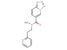 N-methyl-N-(2-pyridin-2-ylethyl)tetrazolo[1,5-a]pyridine-6-carboxamide