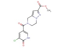 methyl 5-[(5-chloro-6-oxo-1,6-dihydropyridin-3-yl)carbonyl]-4,5,6,7-tetrahydropyrazolo[1,5-a]pyrazine-2-carboxylate