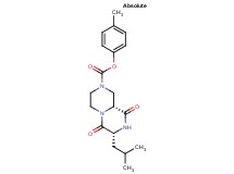 4-methylphenyl (7R,9aR)-7-isobutyl-6,9-dioxooctahydro-2H-pyrazino[1,2-a]pyrazine-2-carboxylate