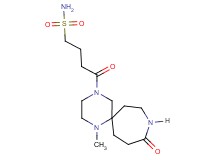 4-(1-methyl-10-oxo-1,4,9-triazaspiro[5.6]dodec-4-yl)-4-oxo-1-butanesulfonamide