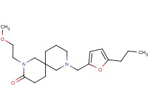 2-(2-methoxyethyl)-8-[(5-propyl-2-furyl)methyl]-2,8-diazaspiro[5.5]undecan-3-one