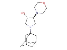 (3S*,4S*)-1-(1-adamantyl)-4-(4-morpholinyl)-3-pyrrolidinol