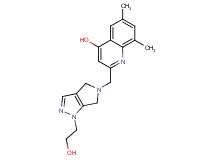 2-{[1-(2-hydroxyethyl)-4,6-dihydropyrrolo[3,4-c]pyrazol-5(1H)-yl]methyl}-6,8-dimethylquinolin-4-ol