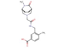 4-methyl-3-[({[(1S*,5R*)-6-methyl-7-oxo-3,6-diazabicyclo[3.2.2]non-3-yl]acetyl}amino)methyl]benzoic acid