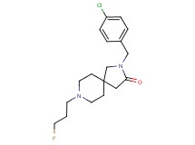 2-(4-chlorobenzyl)-8-(3-fluoropropyl)-2,8-diazaspiro[4.5]decan-3-one