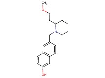 6-{[2-(2-methoxyethyl)piperidin-1-yl]methyl}-2-naphthol