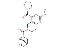 6-[(1R*,2R*,4R*)-bicyclo[2.2.1]hept-5-en-2-ylcarbonyl]-N-methyl-4-(1-pyrrolidinylcarbonyl)-5,6,7,8-tetrahydropyrido[4,3-d]pyrimidin-2-amine