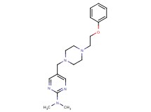 N,N-dimethyl-5-{[4-(2-phenoxyethyl)-1-piperazinyl]methyl}-2-pyrimidinamine