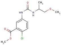methyl 2-chloro-5-({[(2-methoxy-1-methylethyl)amino]carbonyl}amino)benzoate