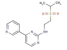 N-[2-(isopropylsulfonyl)ethyl]-4-(3-pyridinyl)-2-pyrimidinamine