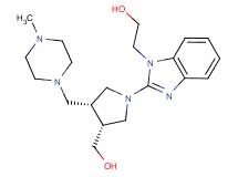 2-(2-{(3R*,4R*)-3-(hydroxymethyl)-4-[(4-methylpiperazin-1-yl)methyl]pyrrolidin-1-yl}-1H-benzimidazol-1-yl)ethanol