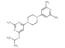 4-[4-(2,6-dimethyl-4-pyridinyl)-1-piperazinyl]-6-isopropoxy-2-pyrimidinamine