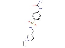 4-[(aminocarbonyl)amino]-N-[(1-ethylpyrrolidin-3-yl)methyl]benzenesulfonamide