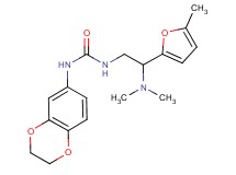 N-(2,3-dihydro-1,4-benzodioxin-6-yl)-N'-[2-(dimethylamino)-2-(5-methyl-2-furyl)ethyl]urea