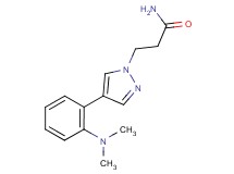 3-{4-[2-(dimethylamino)phenyl]-1H-pyrazol-1-yl}propanamide