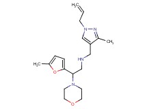 N-[(1-allyl-3-methyl-1H-pyrazol-4-yl)methyl]-2-(5-methyl-2-furyl)-2-morpholin-4-ylethanamine