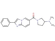 N,N-dimethyl-1-[(2-phenylimidazo[1,2-a]pyridin-6-yl)carbonyl]pyrrolidin-3-amine
