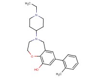 4-(1-ethylpiperidin-4-yl)-7-(2-methylphenyl)-2,3,4,5-tetrahydro-1,4-benzoxazepin-9-ol