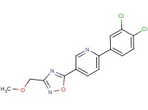 2-(3,4-dichlorophenyl)-5-[3-(methoxymethyl)-1,2,4-oxadiazol-5-yl]pyridine