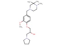 1-{2-methoxy-4-[(3,3,4-trimethylpiperazin-1-yl)methyl]phenoxy}-3-pyrrolidin-1-ylpropan-2-ol
