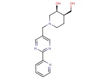 (3S*,4R*)-4-(hydroxymethyl)-1-{[2-(2-pyridinyl)-5-pyrimidinyl]methyl}-3-piperidinol