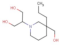 2-[3-(hydroxymethyl)-3-propyl-1-piperidinyl]-1,3-propanediol