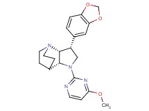(3R*,3aR*,7aR*)-3-(1,3-benzodioxol-5-yl)-1-(4-methoxypyrimidin-2-yl)octahydro-4,7-ethanopyrrolo[3,2-b]pyridine