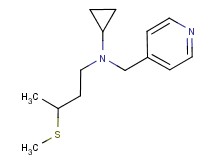 N-[3-(methylthio)butyl]-N-(pyridin-4-ylmethyl)cyclopropanamine