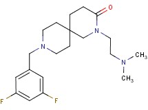 9-(3,5-difluorobenzyl)-2-[2-(dimethylamino)ethyl]-2,9-diazaspiro[5.5]undecan-3-one