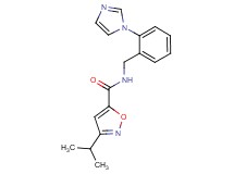 N-[2-(1H-imidazol-1-yl)benzyl]-3-isopropylisoxazole-5-carboxamide
